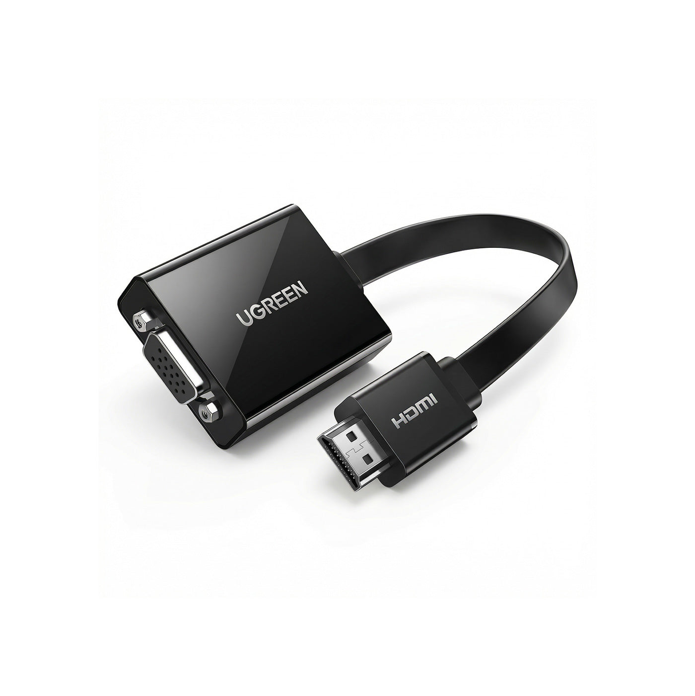 Adaptador UGREEN HDMI a VGA con Audio 3.5 mm – 1080p 60Hz (40248)