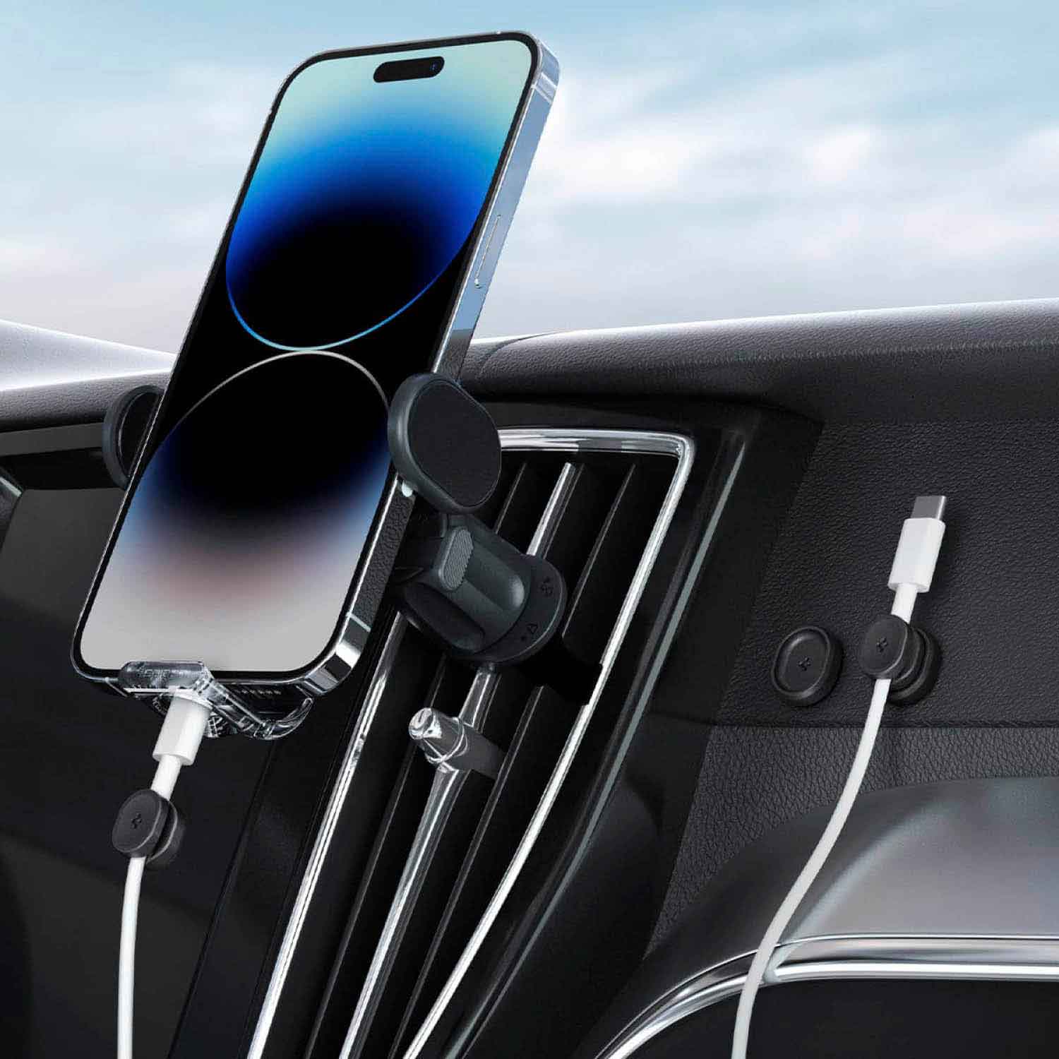 Spigen Magnetic Cable Organizer - Organizador de Cables (3 UND)