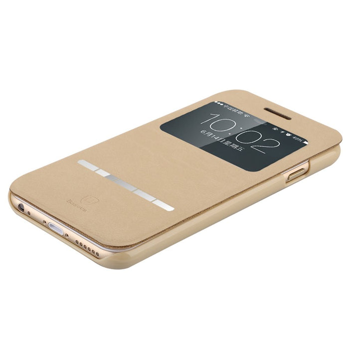 Case Baseus Leather Cover iPhone 6 - Khaki (OUTLET)