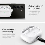 Case Spigen Ultra Hybrid Galaxy Buds3 / 3 Pro - Jet White