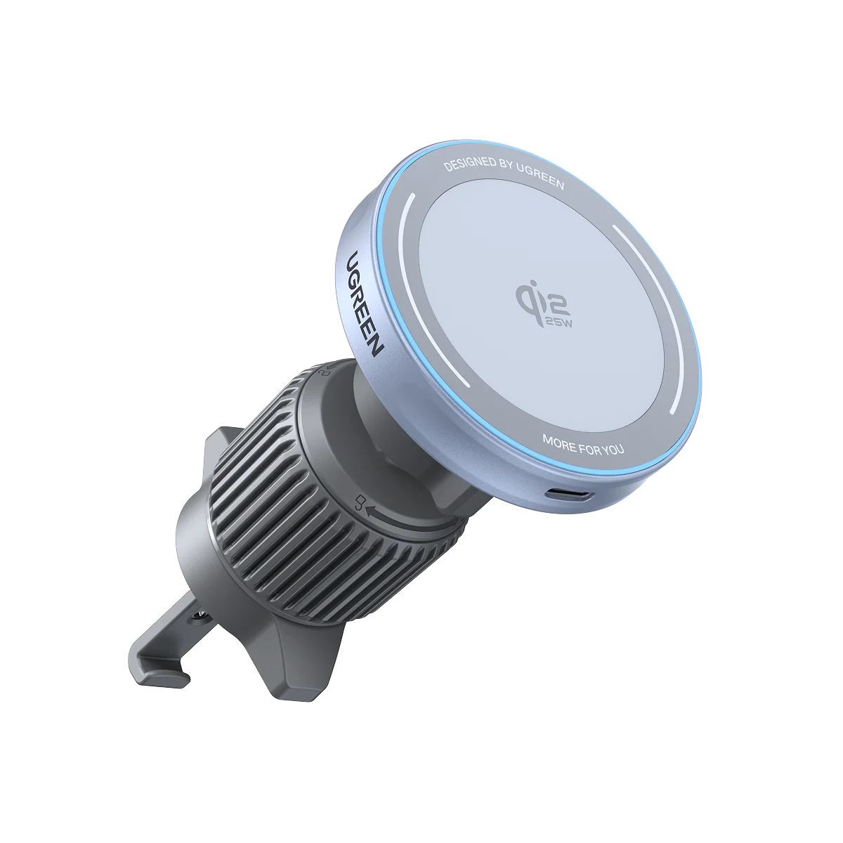 UGREEN MagFlow Magnetic Wireless Car Charger 25W (Magsafe-Compatible)