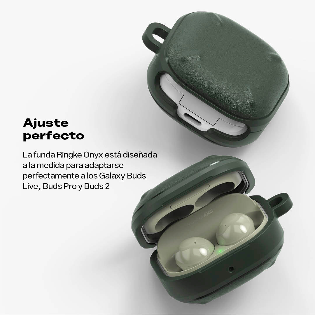 Case Ringke Onyx Galaxy Buds FE / Buds2 / 2 Pro / Live / Buds Pro - Dark Green