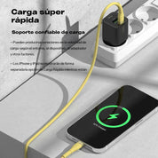 Cargador Ringke Carga Rápida Tipo C a Lightning (2 Metros)