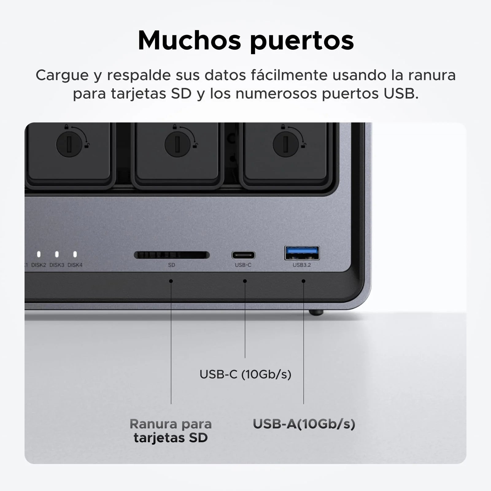 UGREEN NASync DXP4800 NAS de escritorio de 4 bahías, CPU Intel N100 de cuatro núcleos