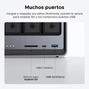 UGREEN NASync DXP4800 NAS de escritorio de 4 bahías, CPU Intel N100 de cuatro núcleos
