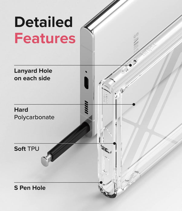 Case Ringke Fusion Galaxy S22 Ultra - Clear (OUTLET)