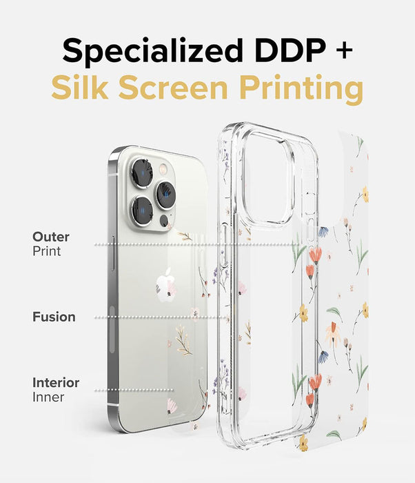 Case Ringke Fusion Design iPhone 14 Pro Max - Floral