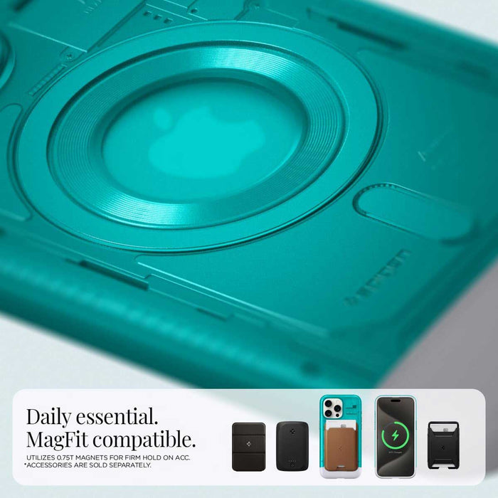Case Spigen Classic C1 Mag iPhone 15 Pro Max (MagSafe) - Bondi Blue