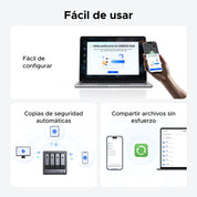 UGREEN NASync DXP4800 NAS de escritorio de 4 bahías, CPU Intel N100 de cuatro núcleos