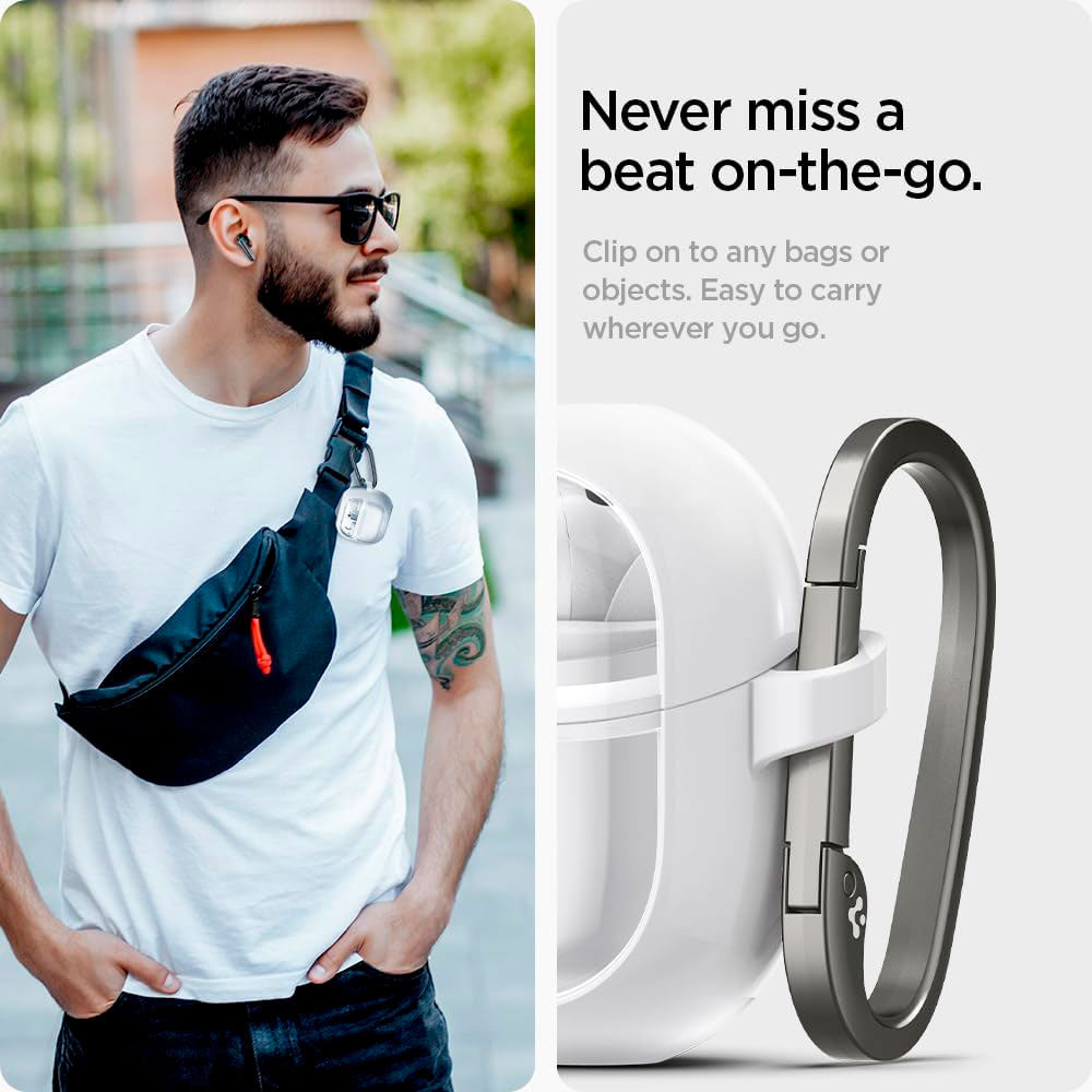 Case Spigen Ultra Hybrid Galaxy Buds3 / 3 Pro - Jet White