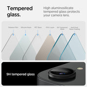 Protector de Cámara Spigen Optik Pro Ez Fit iPhone 16e (2 Pack)