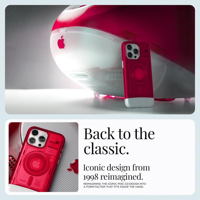 Case Spigen Classic C1 Mag iPhone 15 Pro Max (MagSafe) - Ruby