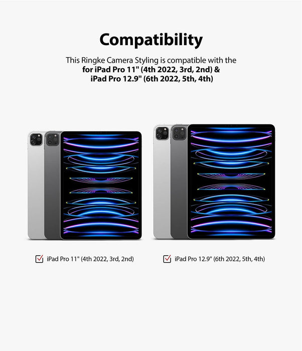 Ringke Camera Styling iPad Pro 11'' y 12.9'' (2020 / 2021 / 2022) - Aluminio