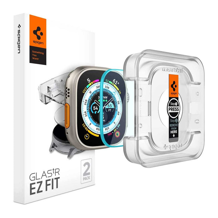Spigen EZ FIT GLAS.tR Apple Watch Ultra 49mm (2 UND)