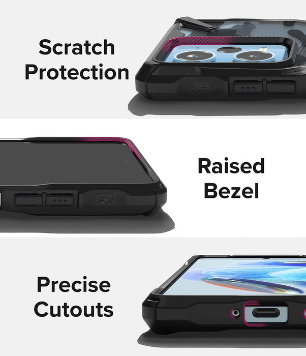 Case Ringke Fusion-X Design Xiaomi Redmi Note 12 Pro 5G / Poco X5 Pro 5G - Camo Black