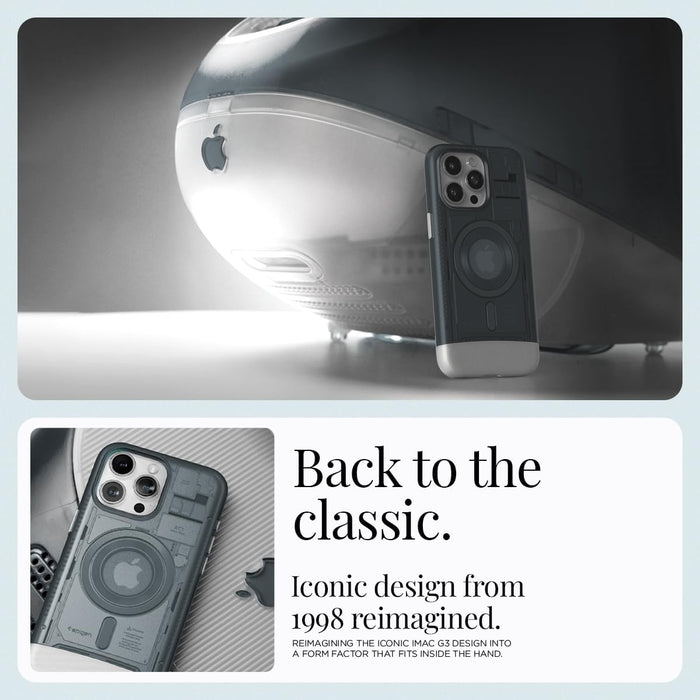 Case Spigen Classic C1 Mag iPhone 15 Pro Max (MagSafe) - Graphite