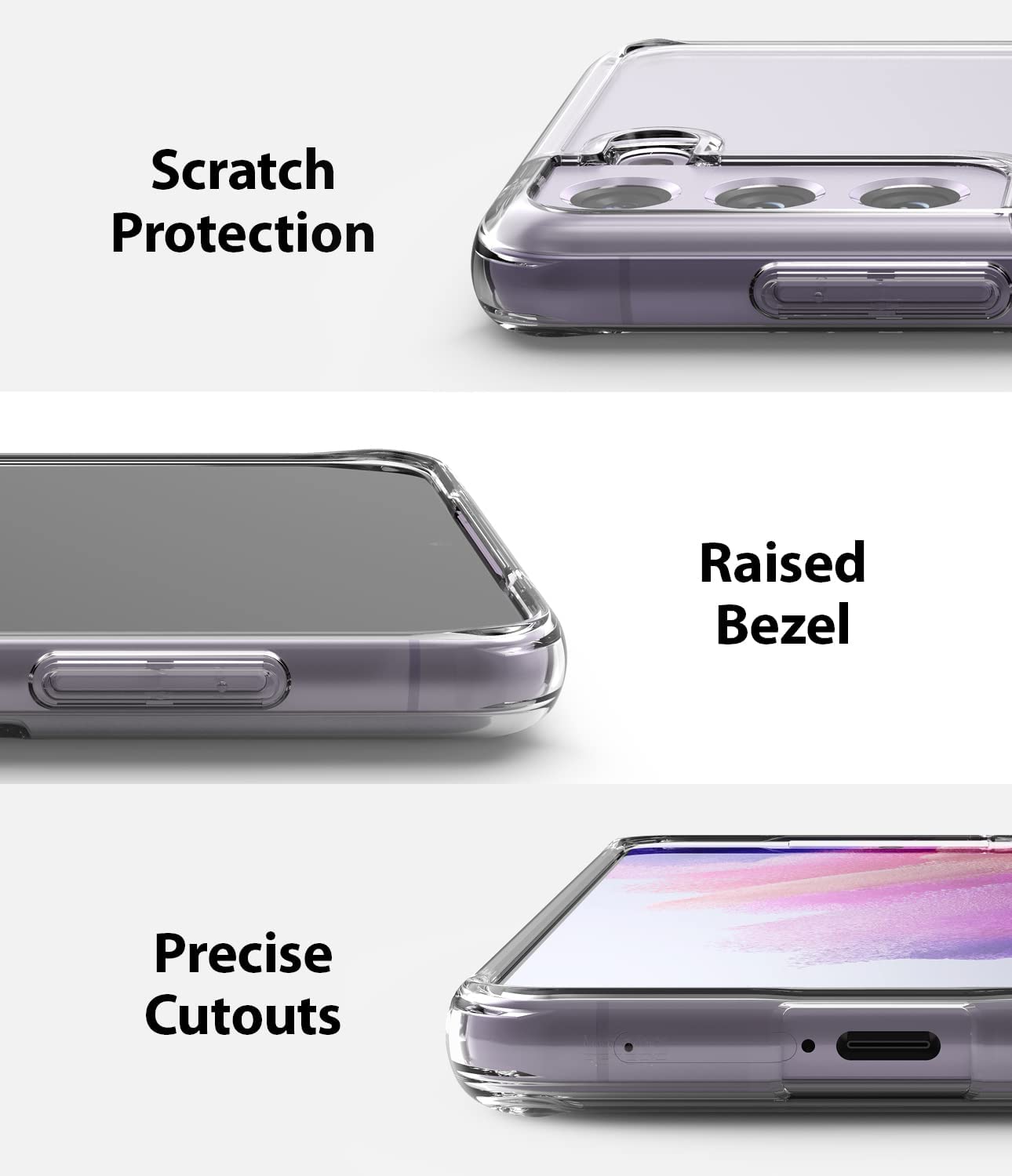 Case Ringke Fusion Galaxy S21 FE - Clear (OUTLET)
