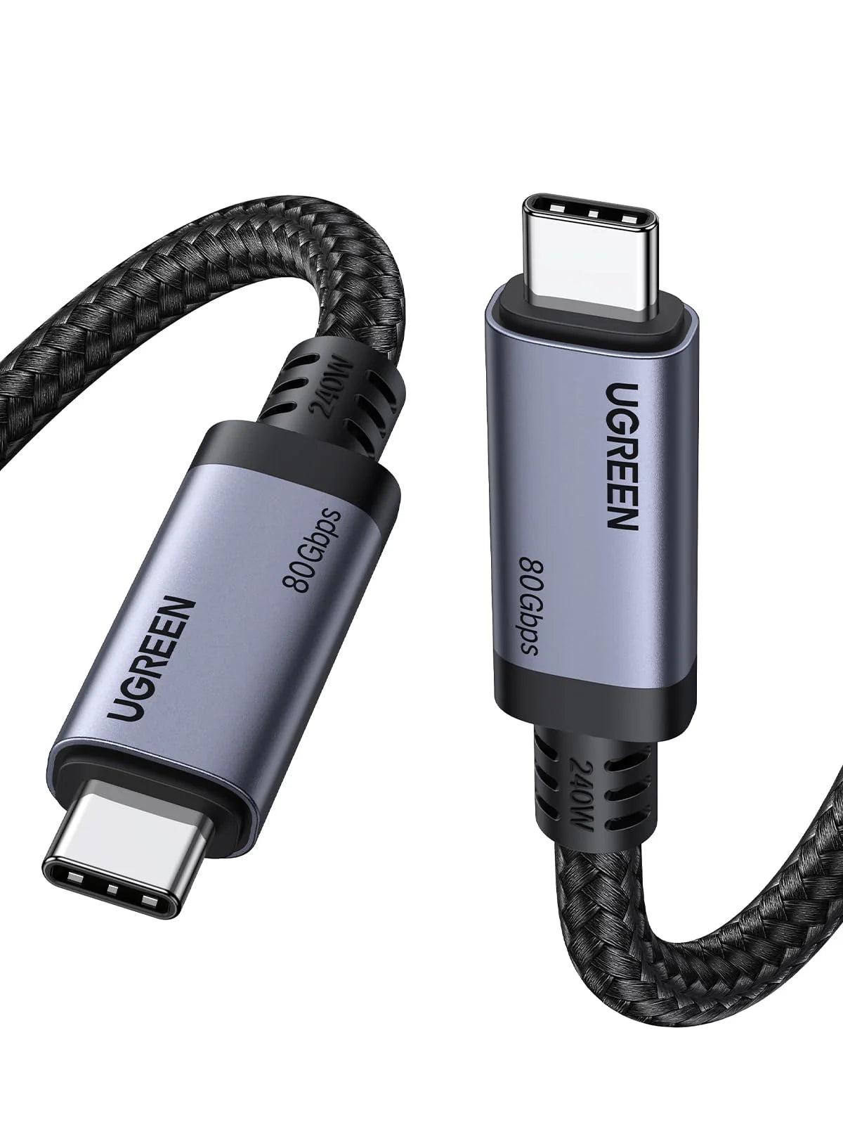 UGREEN Cable USB-C Gen4 240W 80Gbps USB4 16K/8K 60Hz 1M