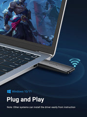 Ugreen Adaptador Wi-fi USB Doble Banda - 50340