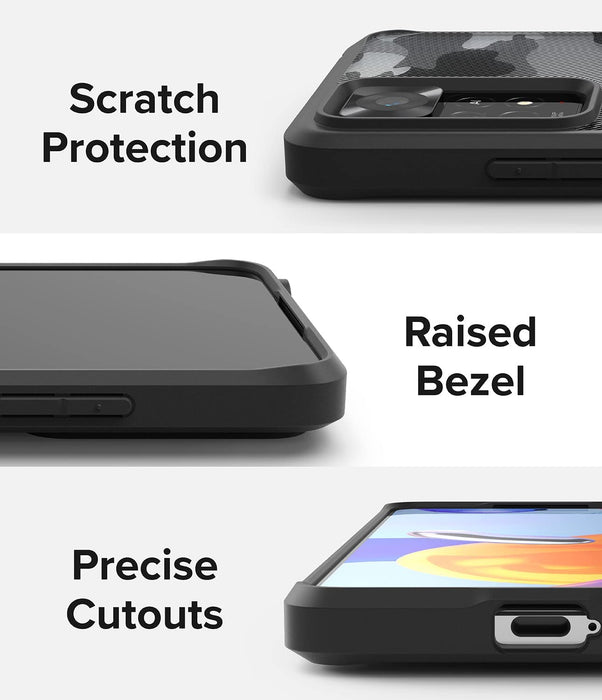 Case Ringke Fusion Xiaomi Redmi Note 11 Pro / Pro 5G  / Plus 5G / 11E Pro - Matte Camo Black - (OPENBOX)
