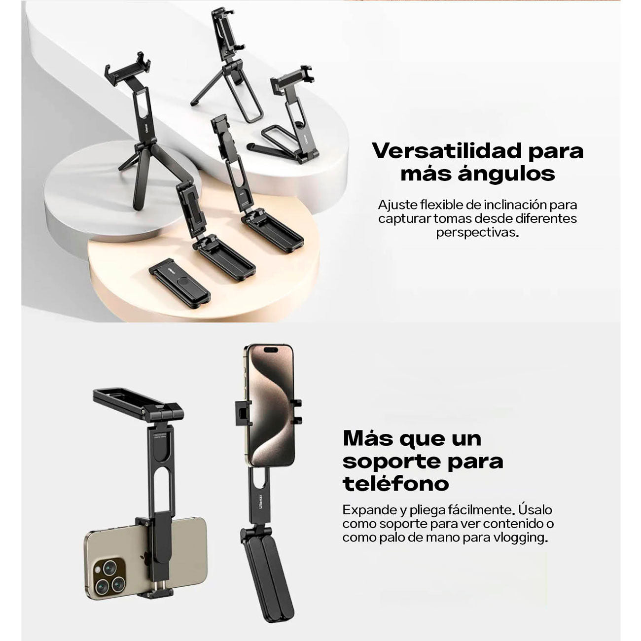 Trípode Ulanzi plegable para Celular
