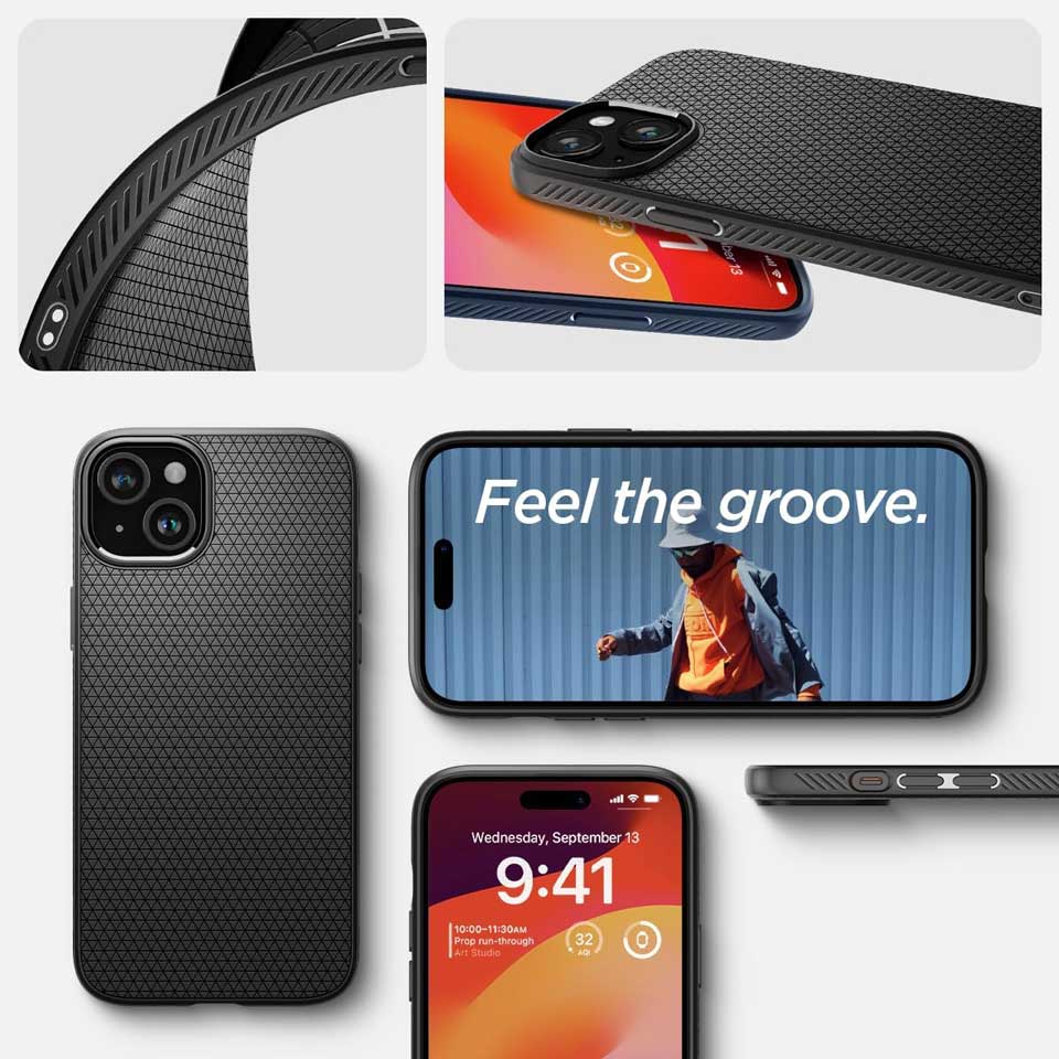 Case Spigen Liquid Air iPhone 15