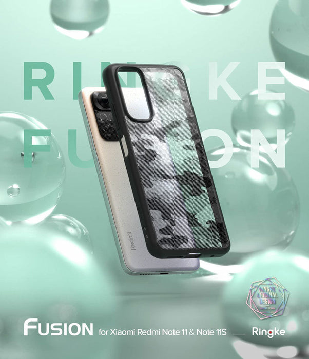 Case Ringke Fusion Xiaomi Redmi Note 11 / 11S - Matte Camo Black (OPENBOX)