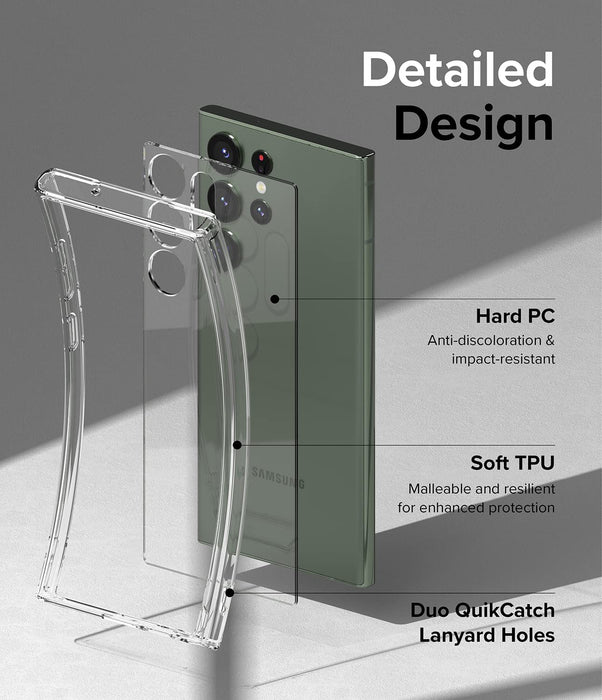 Case Ringke Fusion Galaxy S23 Ultra - Clear (OUTLET)
