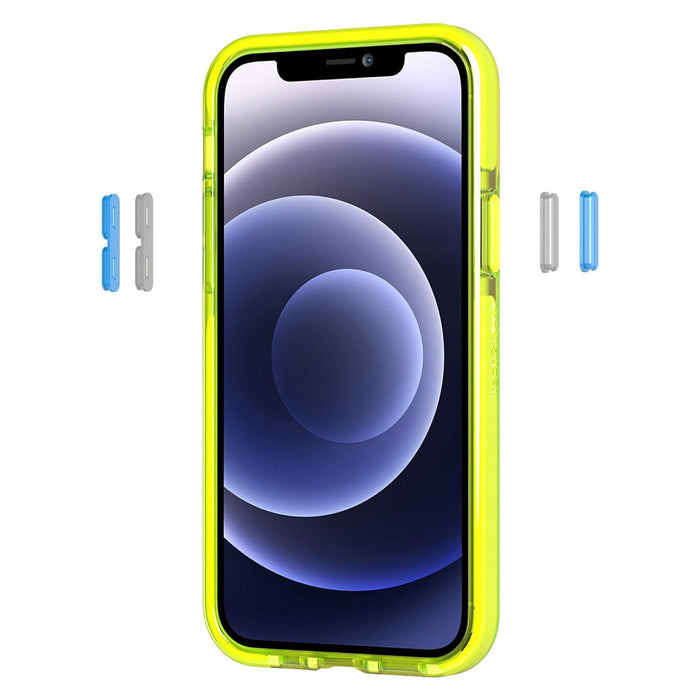 Case Tech21 Evo Check iPhone 12 / 12 Pro - Luminous Yellow