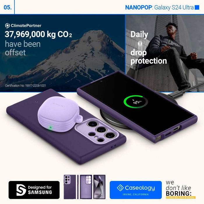 Case Caseology Nano Pop Galaxy S24 Ultra - Light Violet