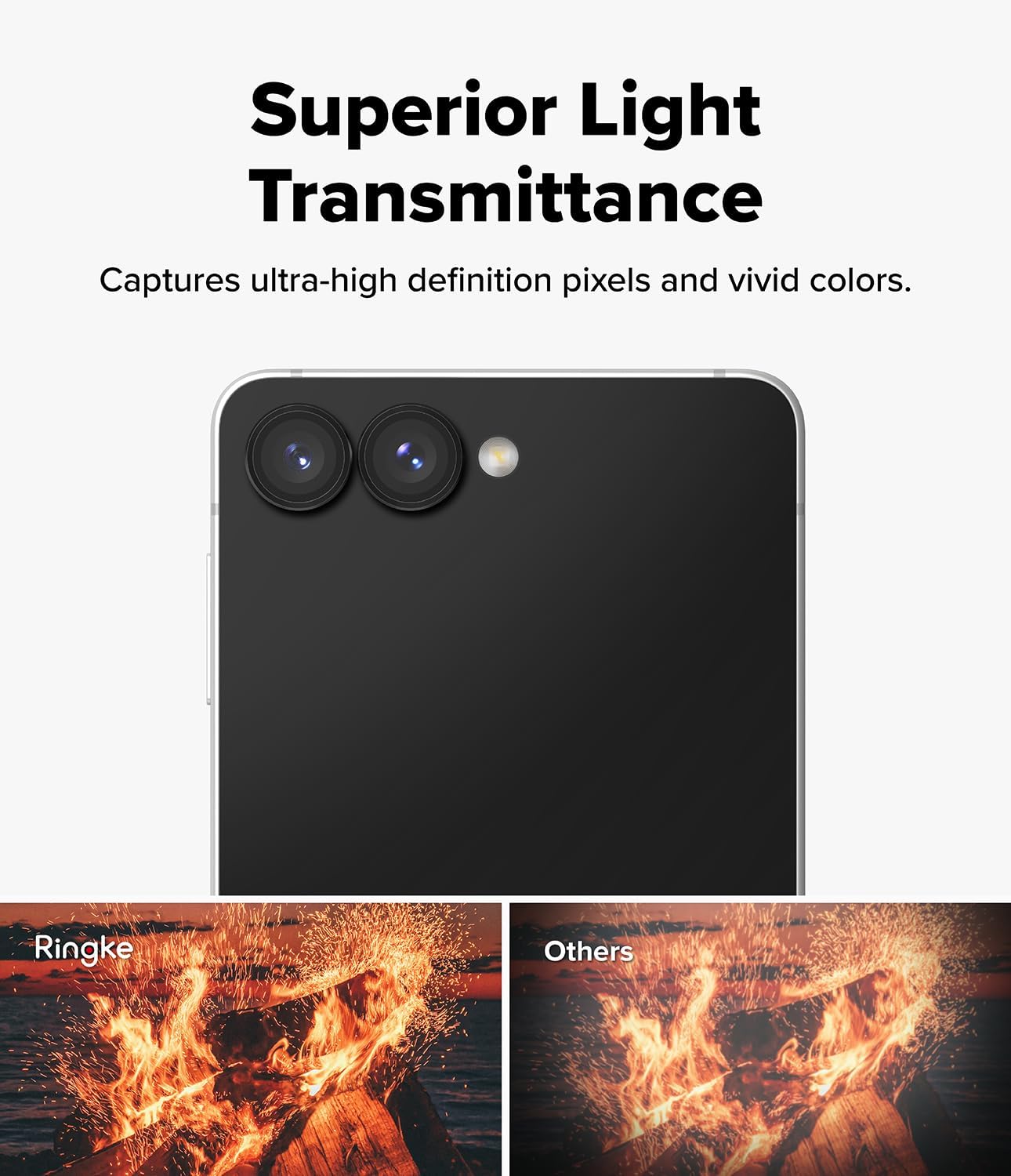 Protector de Cámara Ringke Lens Frame Galaxy Z Flip7 (2 UND)