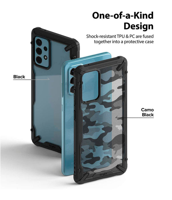 Case Ringke Fusion X Design Galaxy A52 / A52s - Camo Black (OUTLET)