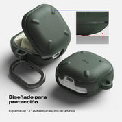 Case Ringke Onyx Galaxy Buds FE / Buds2 / 2 Pro / Live / Buds Pro - Dark Green