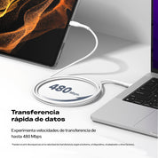 Cargador Ringke Carga Rápida Tipo C a C  (2 Metros)
