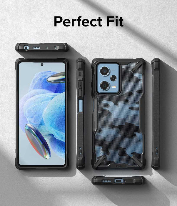 Case Ringke Fusion-X Design Xiaomi Redmi Note 12 Pro 5G / Poco X5 Pro 5G - Camo Black