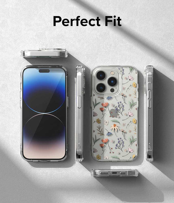 Case Ringke Fusion Design iPhone 14 Pro - Floral