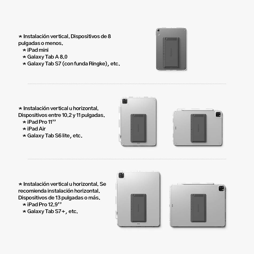 Ringke Outstanding Parante para Tableta - Dark Gray