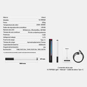 Luz de Tubo Ulanzi LED RGB portátil VL119 para video