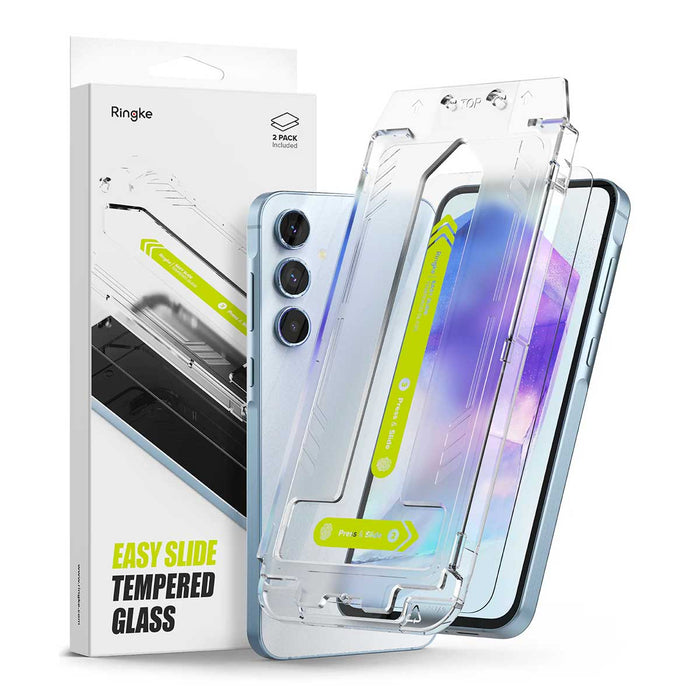 Protector de Pantalla Vidrio Ringke Easy Slide Galaxy A55 (Instalador) 2 UND