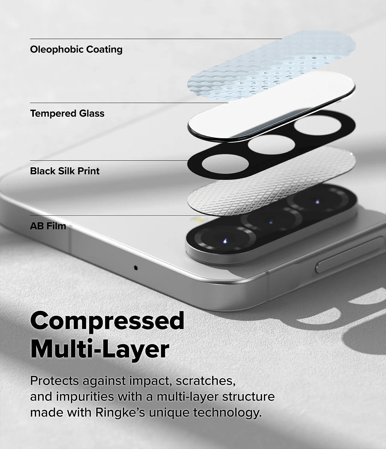 Protector de Cámara Ringke Full Cover Glass Galaxy A36 5G (2 UND)