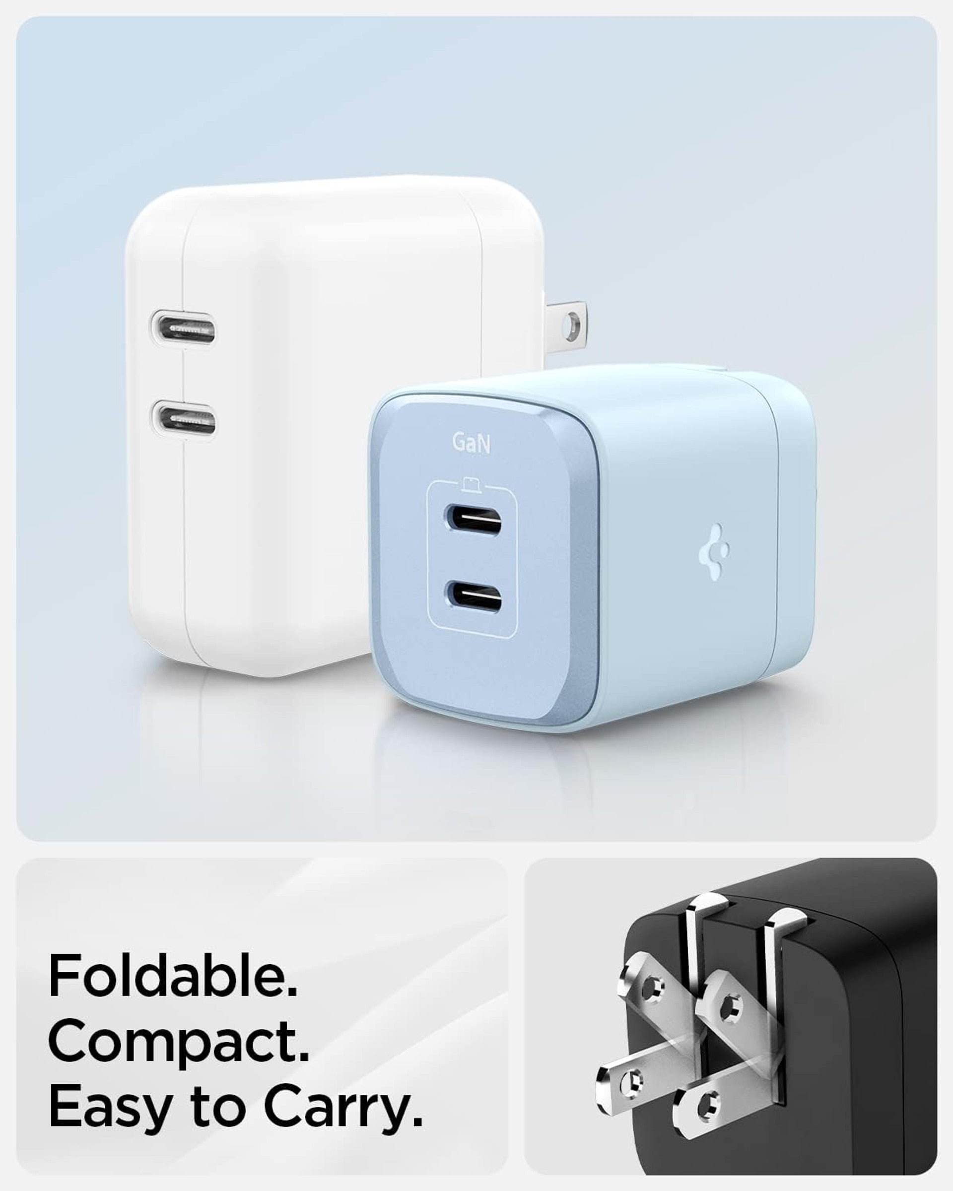 Cargador Spigen ArcStation Pro 45W Wall Charger 2 puertos Tipo C