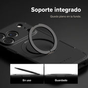 Case iPhone 18 Pro Max / 17 Pro Max Ringke Alles Black con Kickstand y MagSafe