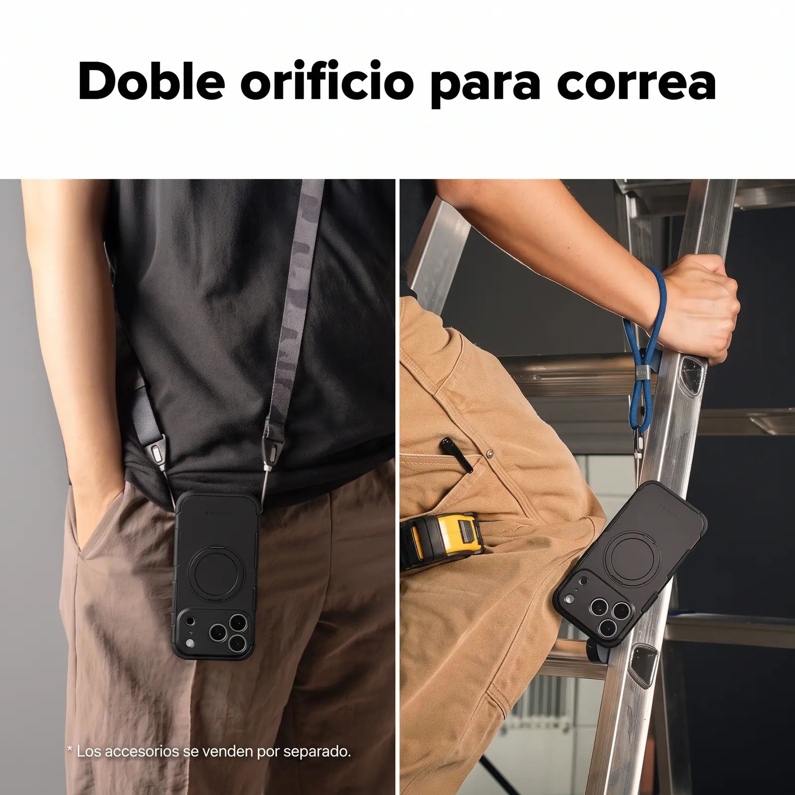 Case iPhone 18 Pro Max / 17 Pro Max Ringke Alles Black con Kickstand y MagSafe
