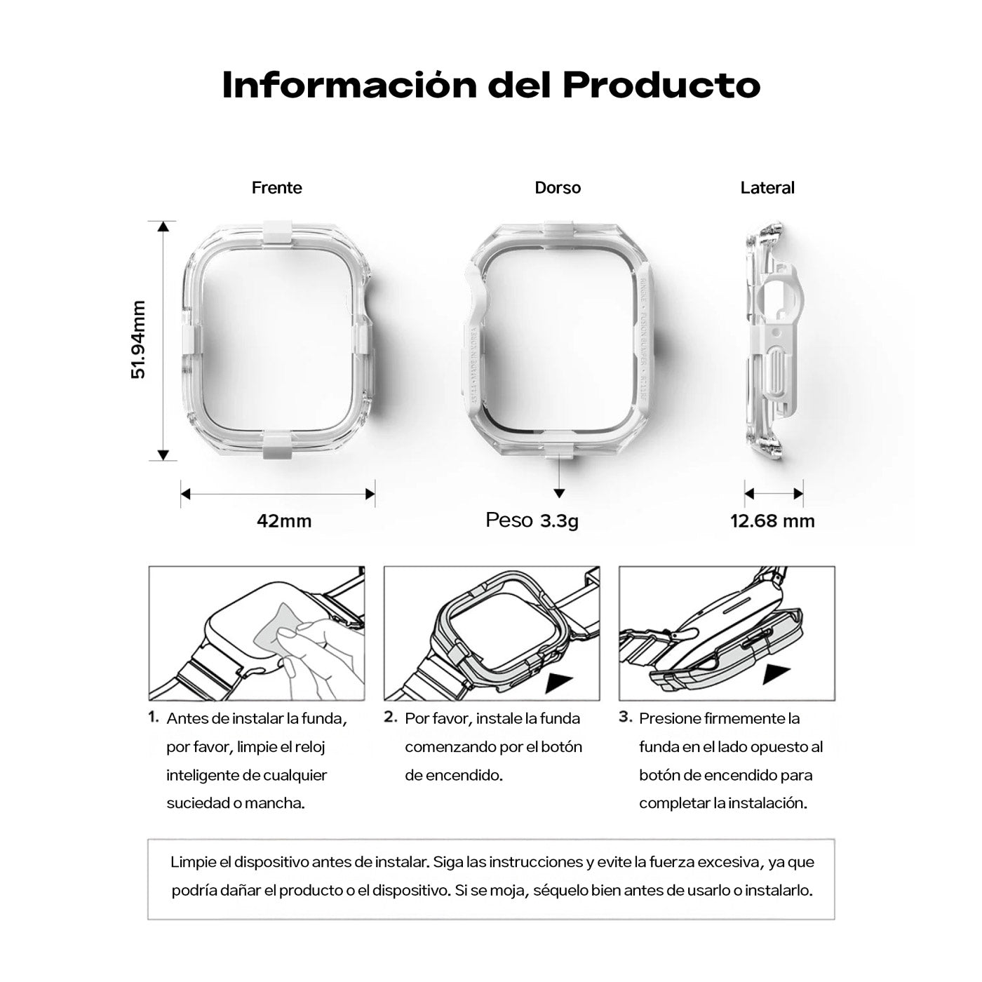 Case Ringke Fusion Bumper Apple Watch 44mm/45mm