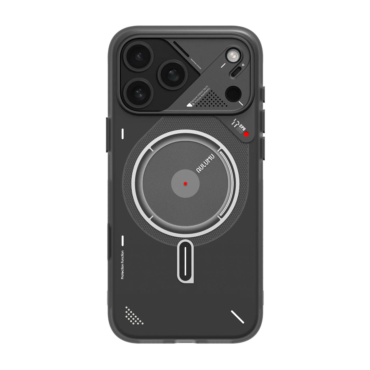 Case Aulumu Frosted iPhone 17 Pro (MagSafe) + Control de Cámara
