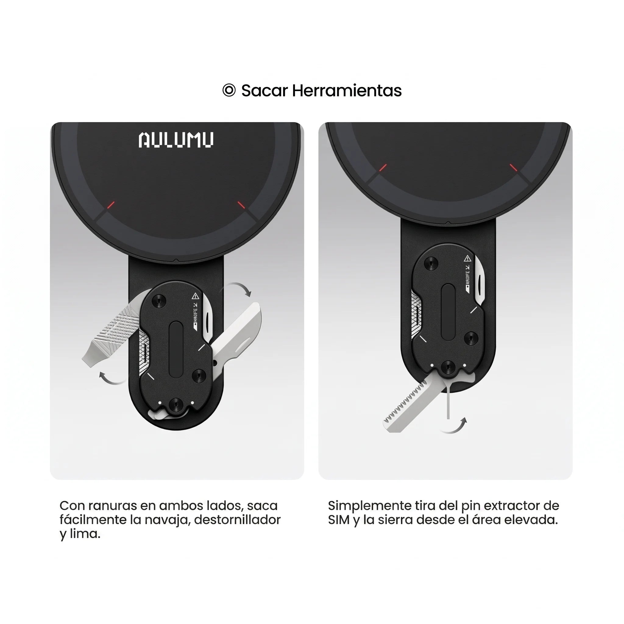 AULUMU G05 Pro - soporte magnético MagSafe de aluminio multifunción