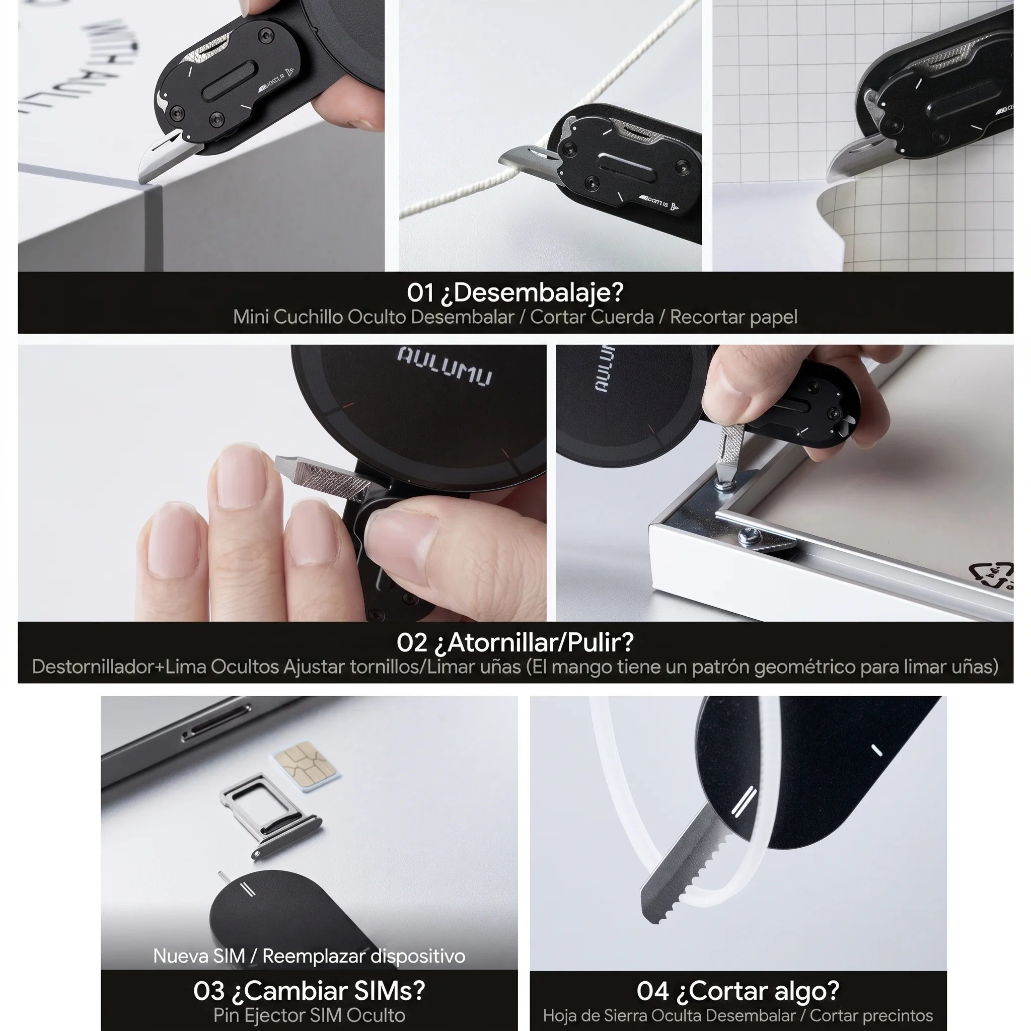 AULUMU G05 Pro - soporte magnético MagSafe de aluminio multifunción