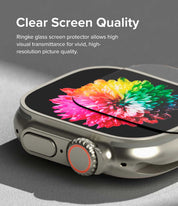 Case Ringke Bezel Styling Premium + Protector de Pantalla Vidrio Apple Watch Ultra 2 / 1 (49mm)