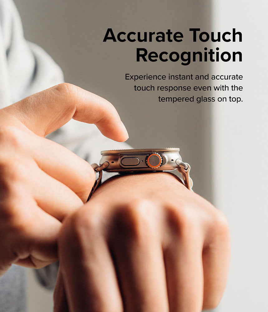 Case Ringke Bezel Styling Premium + Protector de Pantalla Vidrio Apple Watch Ultra 2 / 1 (49mm)