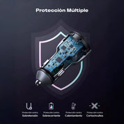 Cargador UGREEN para Auto 52.5W USB-C + USB-A (CD213 / 60980)